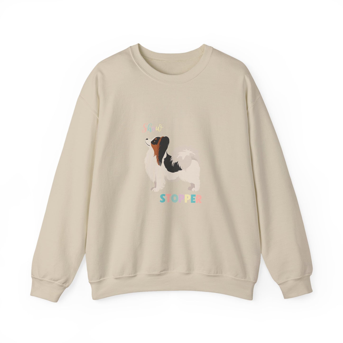 Papillon Dog Unisex Heavy Blend Crewneck Sweatshirt