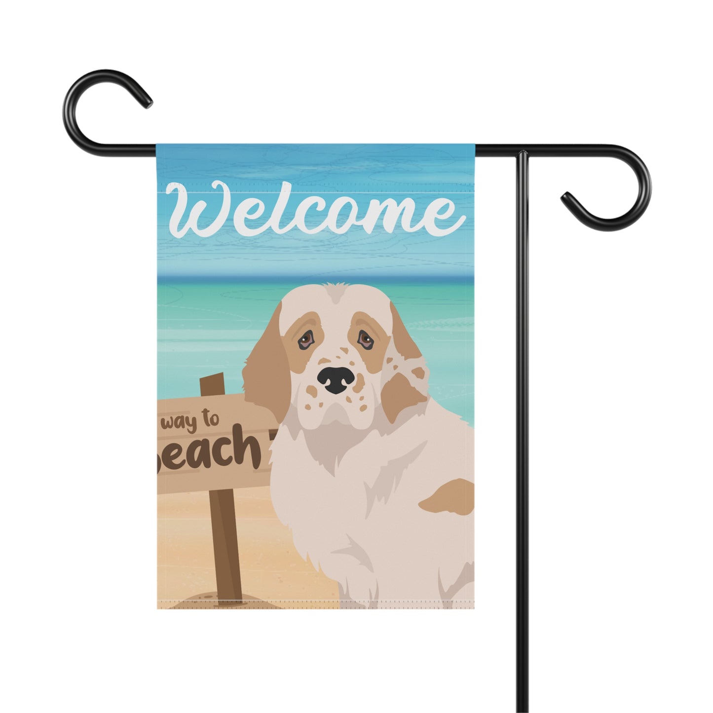 Clumber Spaniel Dog Garden Flag