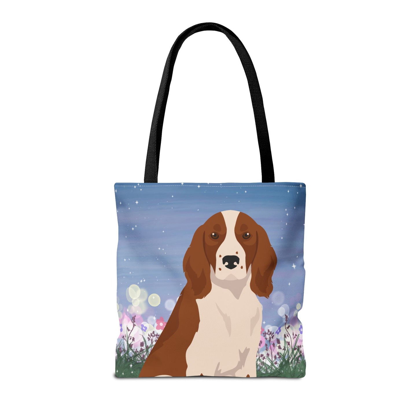 Welsh Springer Spaniel Dog Tote Bag 16x16
