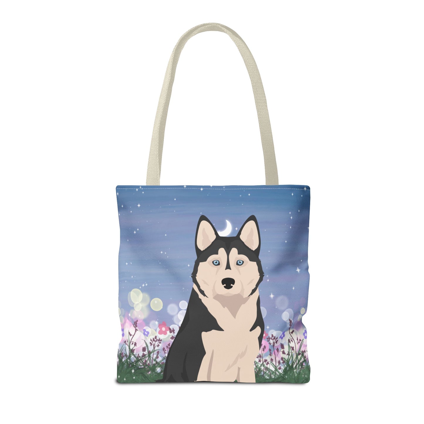Alaskan Husky Dog Tote Bag 16x16