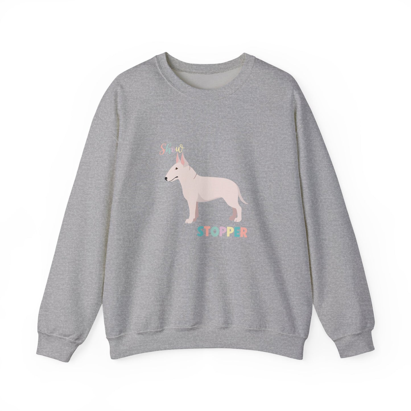Bull Terrier Dog Unisex Heavy Blend Crewneck Sweatshirt