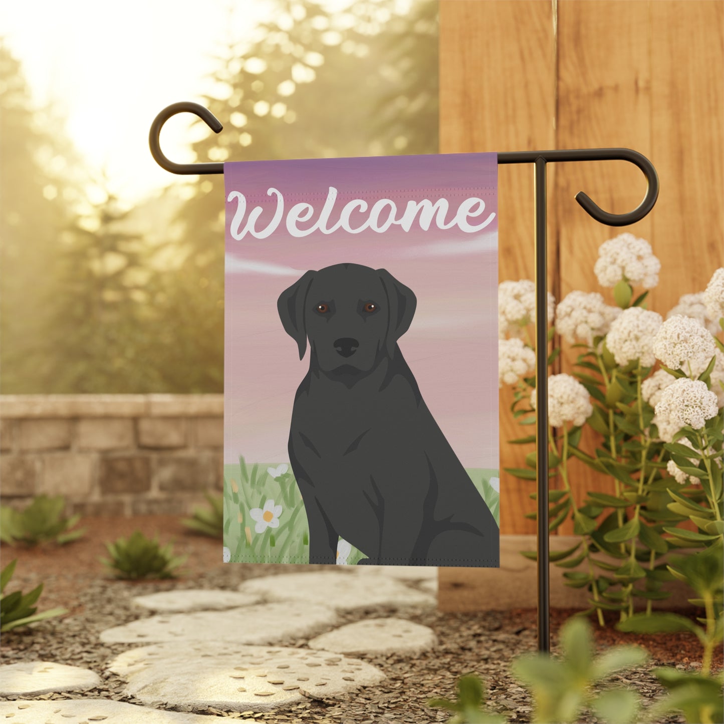 Labrador Retriever Dog Welcome Garden Flag