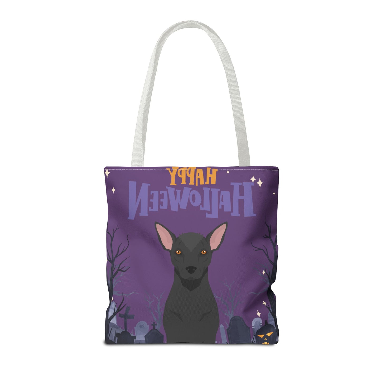 Xoloitxcuintli Dog Happy Halloween Tote Bag 16x16
