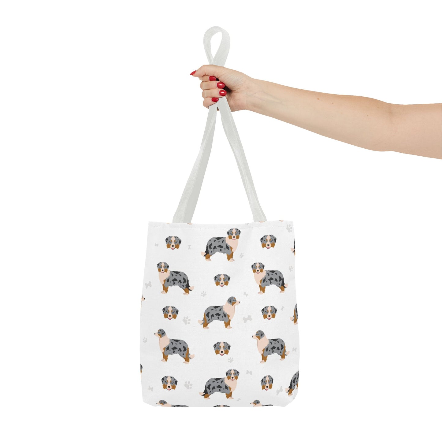 Miniature American Shepherd Dog Tote Bag, Aussie Dog Mom Gift