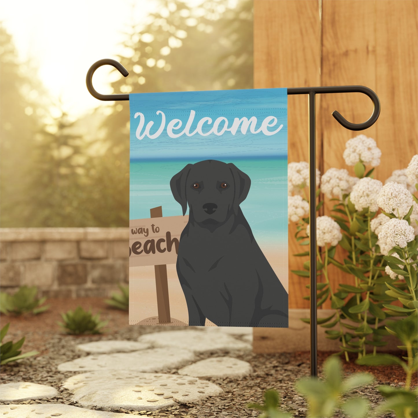 Labrador Retriver Dog Garden Flag