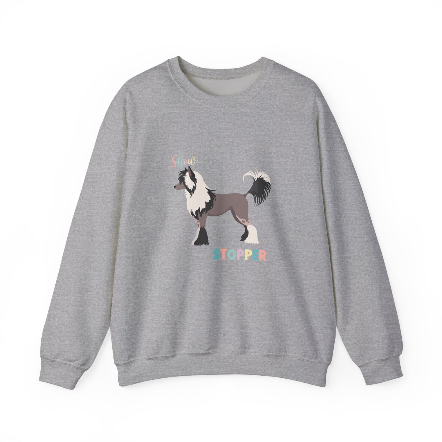 Chinese Crested Dog Dog Unisex Heavy Blend Crewneck Sweatshirt