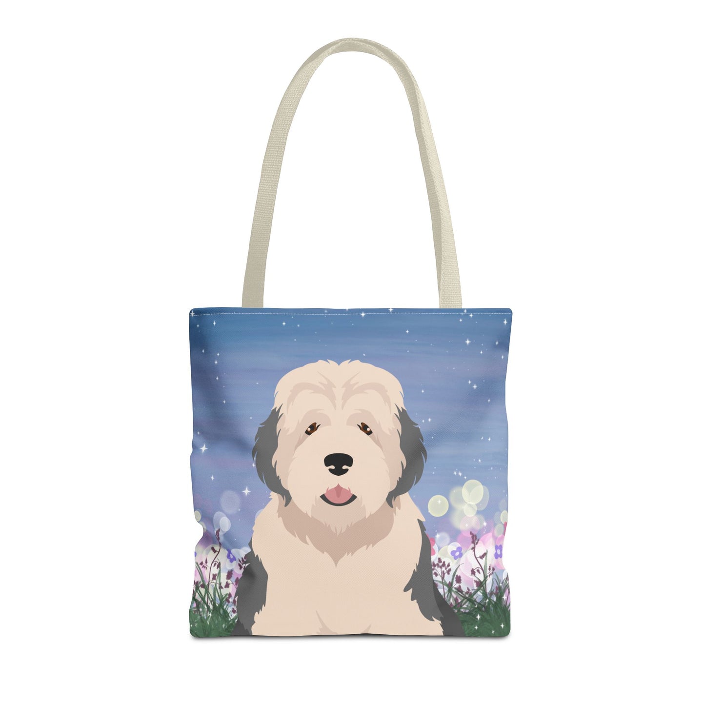 Old English Sheepdog Dog Tote Bag 16x16