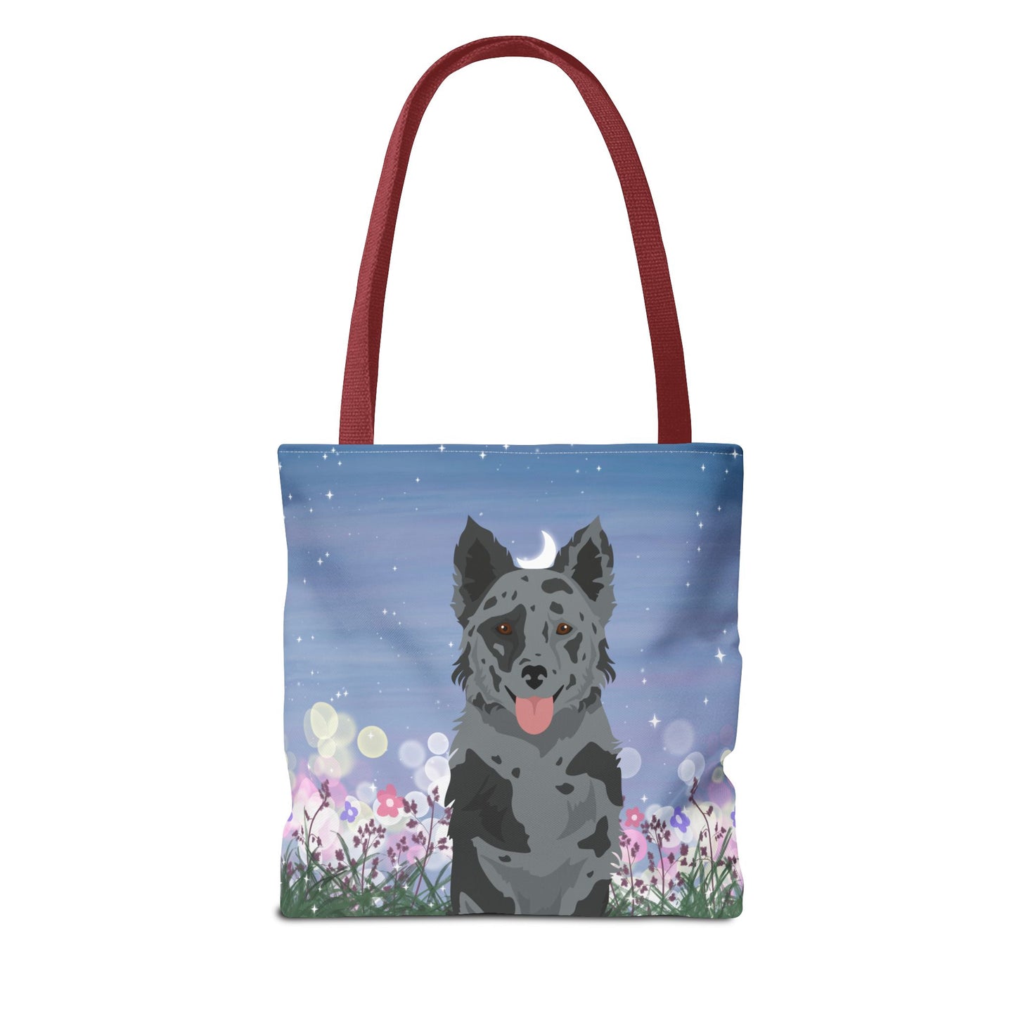 Mudi Dog Tote Bag 13x13