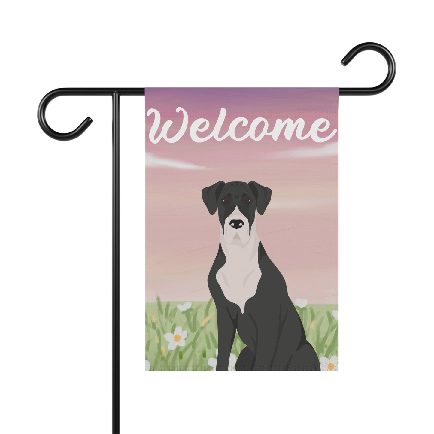 Great Dane Dog Welcome Garden Flag