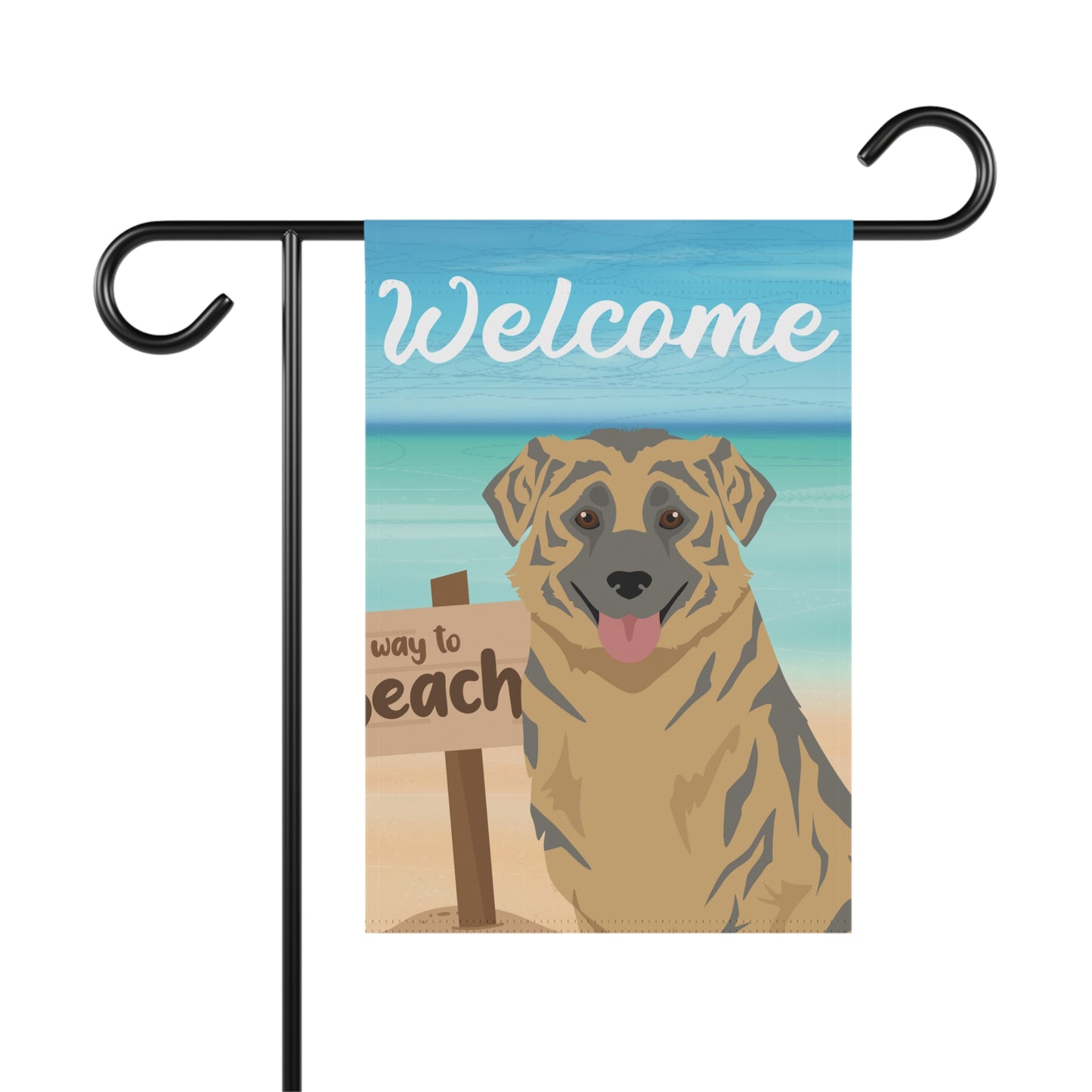 Aidi Dog Garden Flag