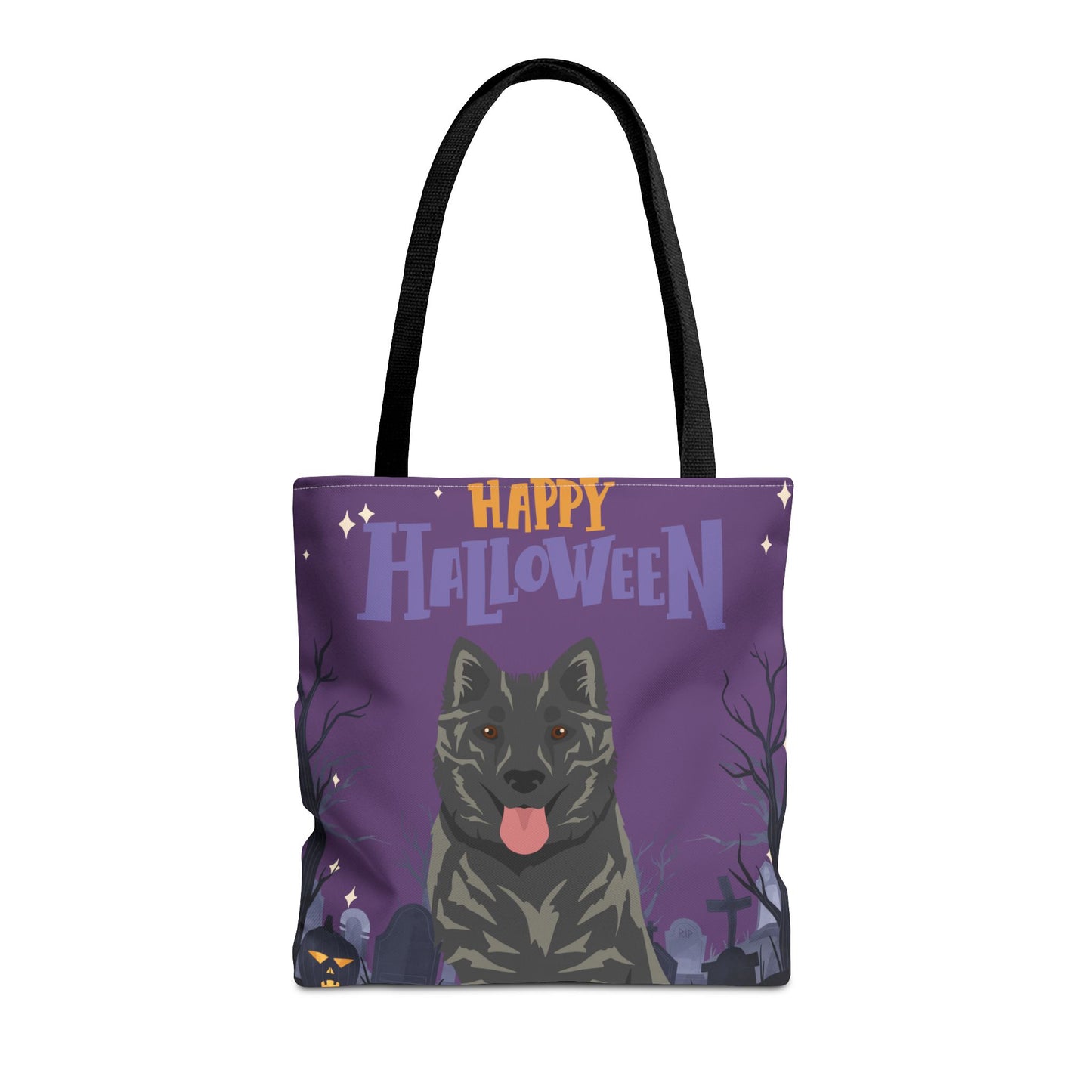 Kintamani Bali Dog Dog Happy Halloween Tote Bag 16x16