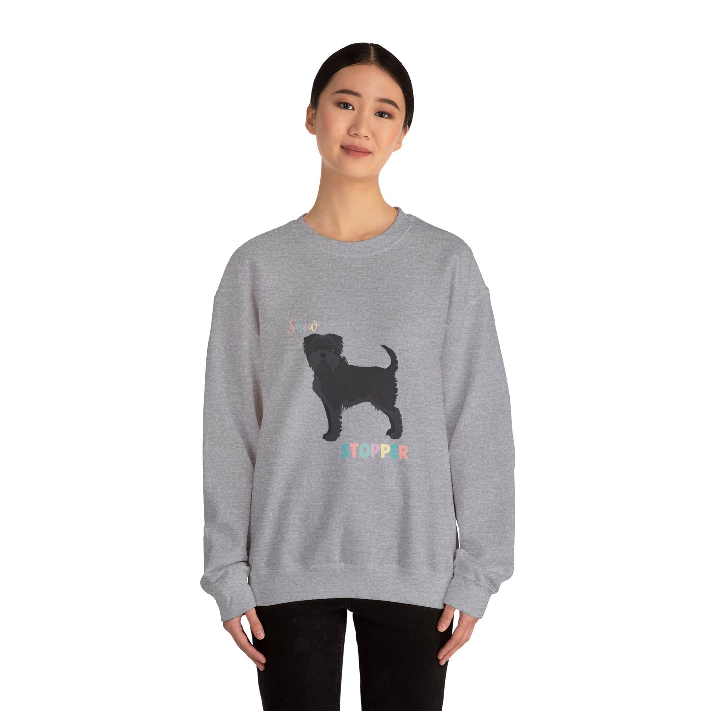 Affenpinscher Dog Unisex Heavy Blend Crewneck Sweatshirt