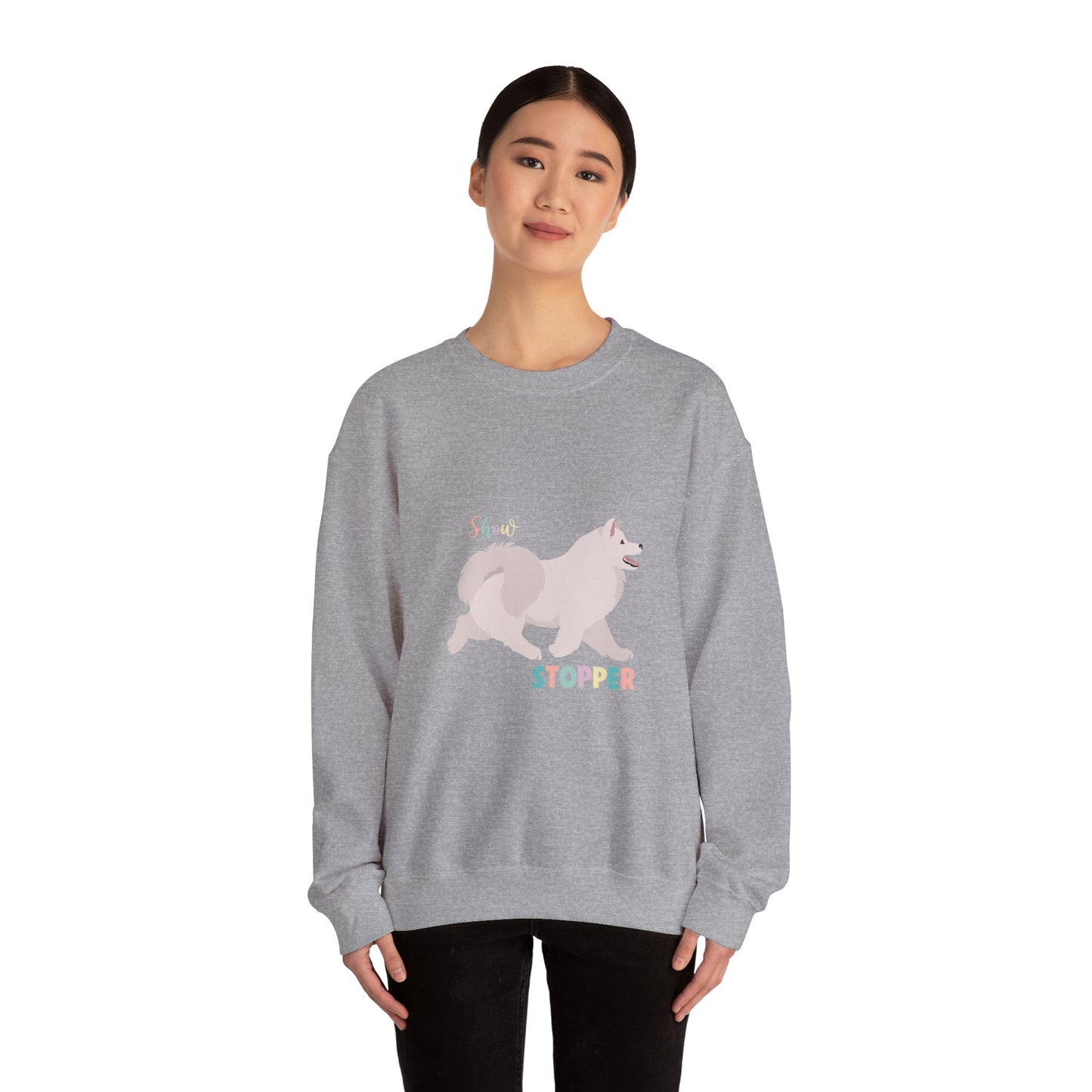 Samoyed Dog Unisex Heavy Blend Crewneck Sweatshirt