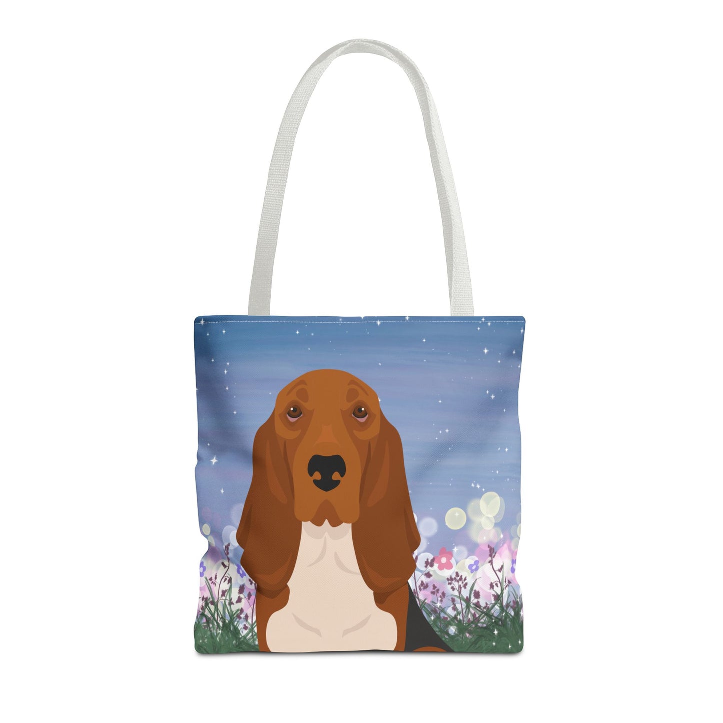 Basset Hound Dog Tote Bag 16x16