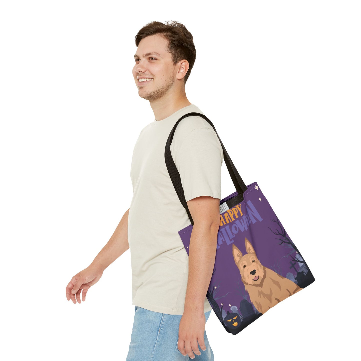 Berger Picard Dog Happy Halloween Tote Bag 16x16