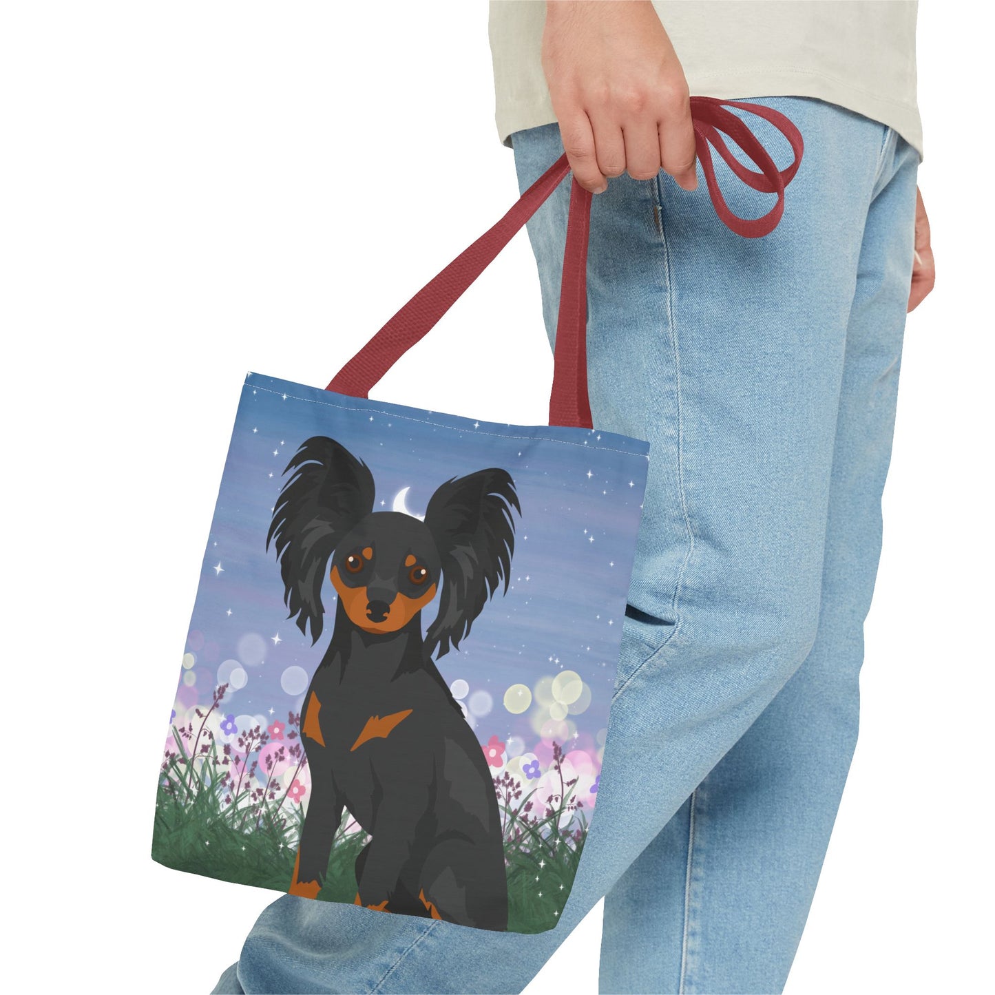 Russian Toy Dog Tote Bag 13x13