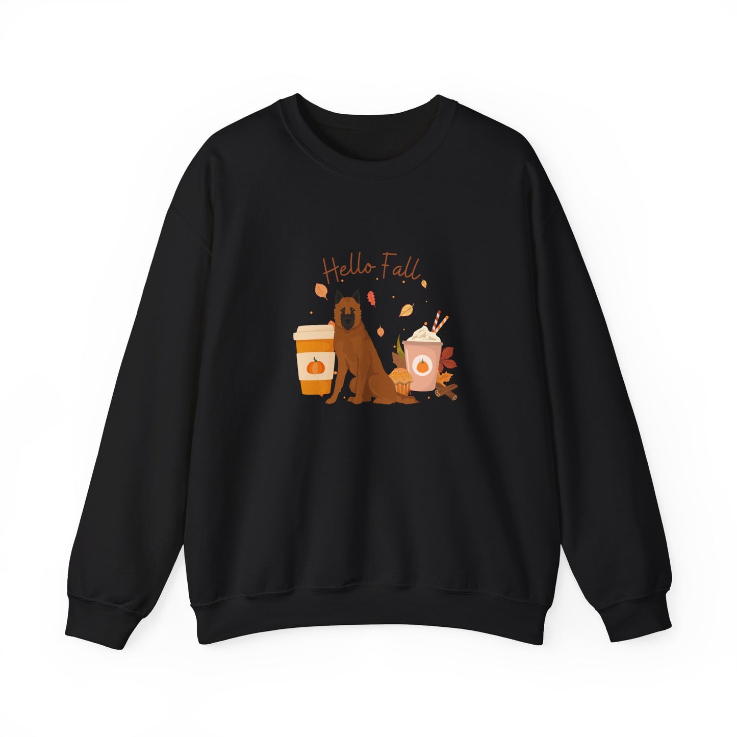 Belgian Laekenois Dog Fall Unisex Heavy Blend Crewneck Sweatshirt
