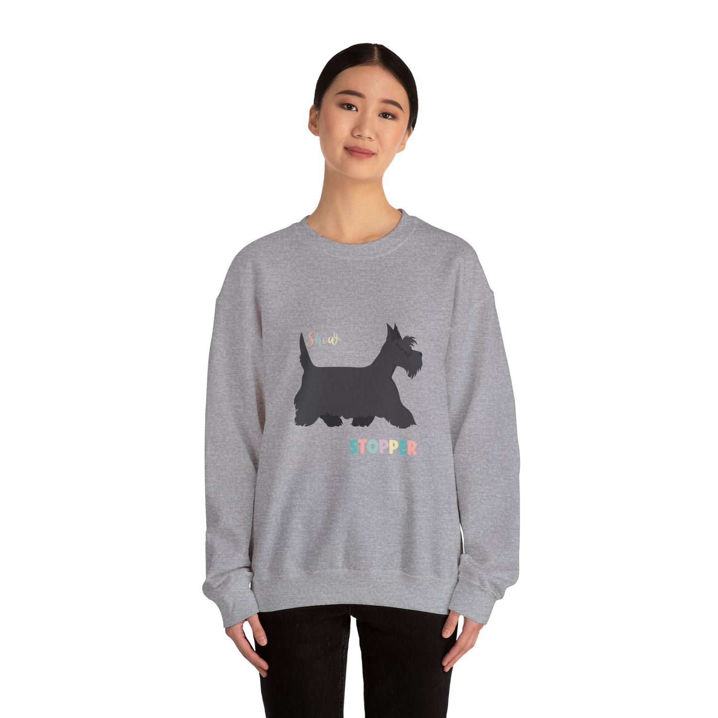 Scottish Terrier Dog Unisex Heavy Blend Crewneck Sweatshirt