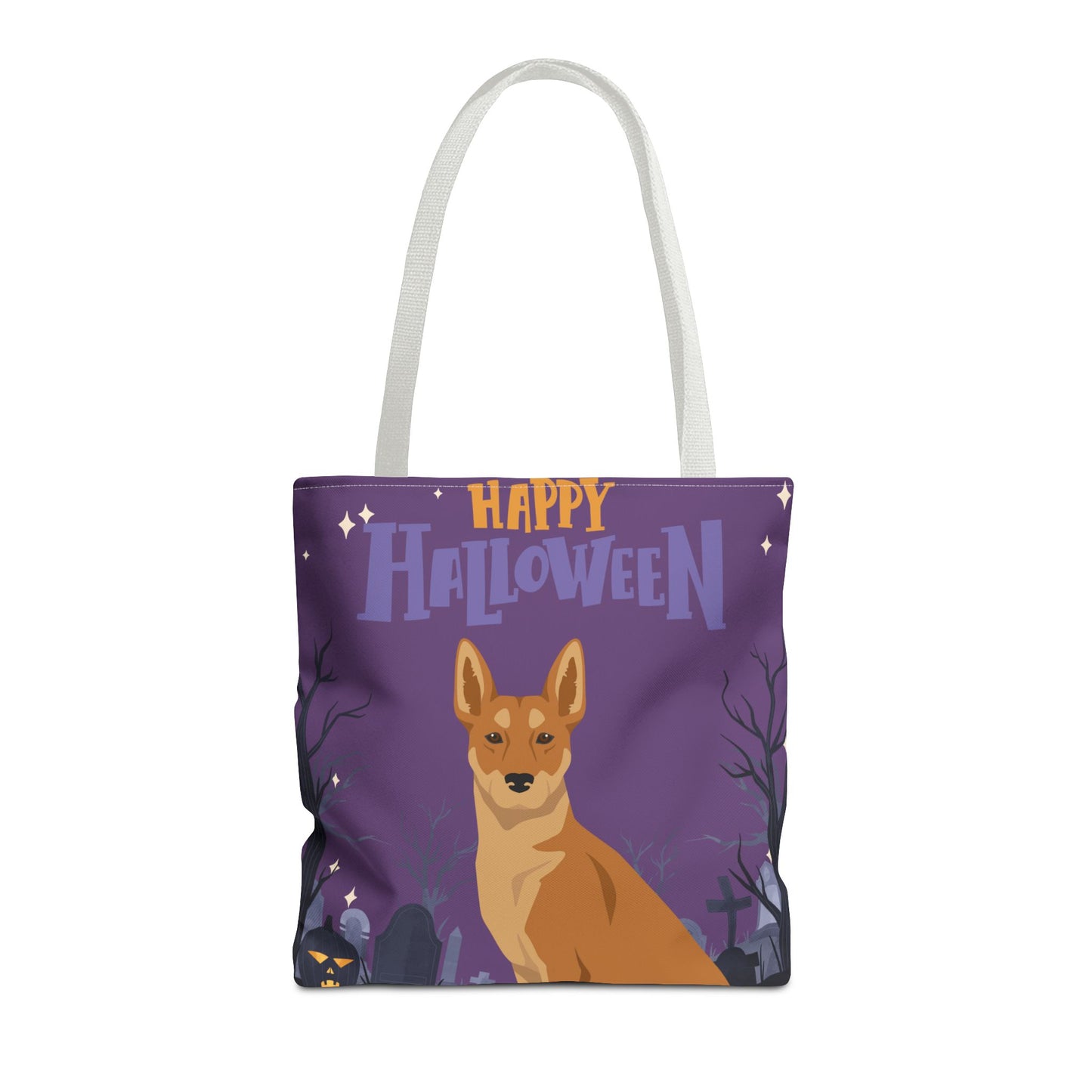 Carolina Dog Dog Happy Halloween Tote Bag 16x16