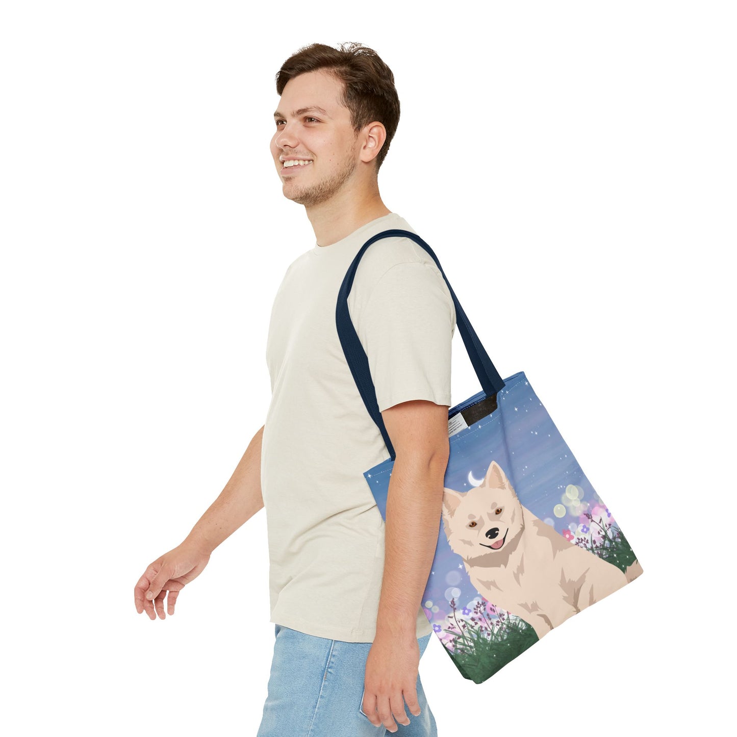 Nenets Herding Laika Dog Tote Bag 16x16