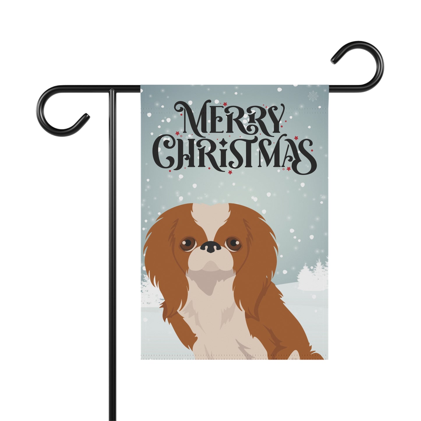 Japanese Chin Dog Garden Flag