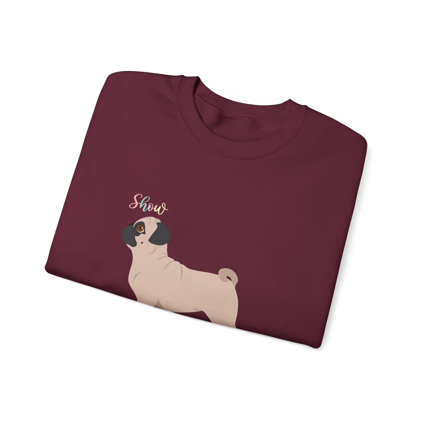Pug Dog Unisex Heavy Blend Crewneck Sweatshirt