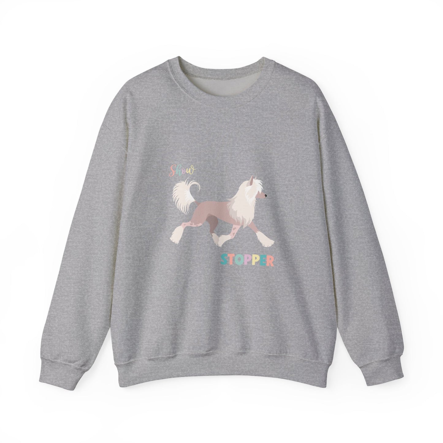 Chinese Crested Dog Dog Unisex Heavy Blend Crewneck Sweatshirt