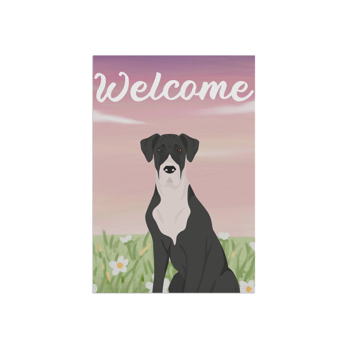 Great Dane Dog Welcome Garden Flag