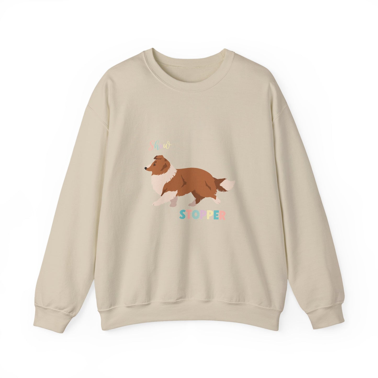Shetland Sheepdog Dog Unisex Heavy Blend Crewneck Sweatshirt