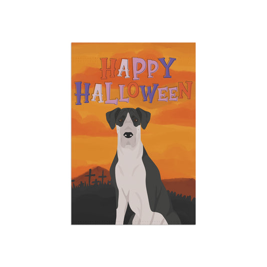 Great Dane Dog Halloween Garden Flag