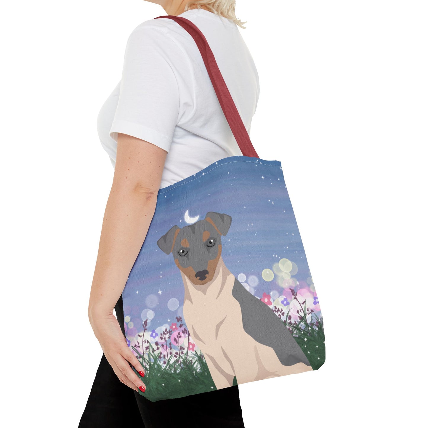 Brazilian Terrier Dog Tote Bag 16x16
