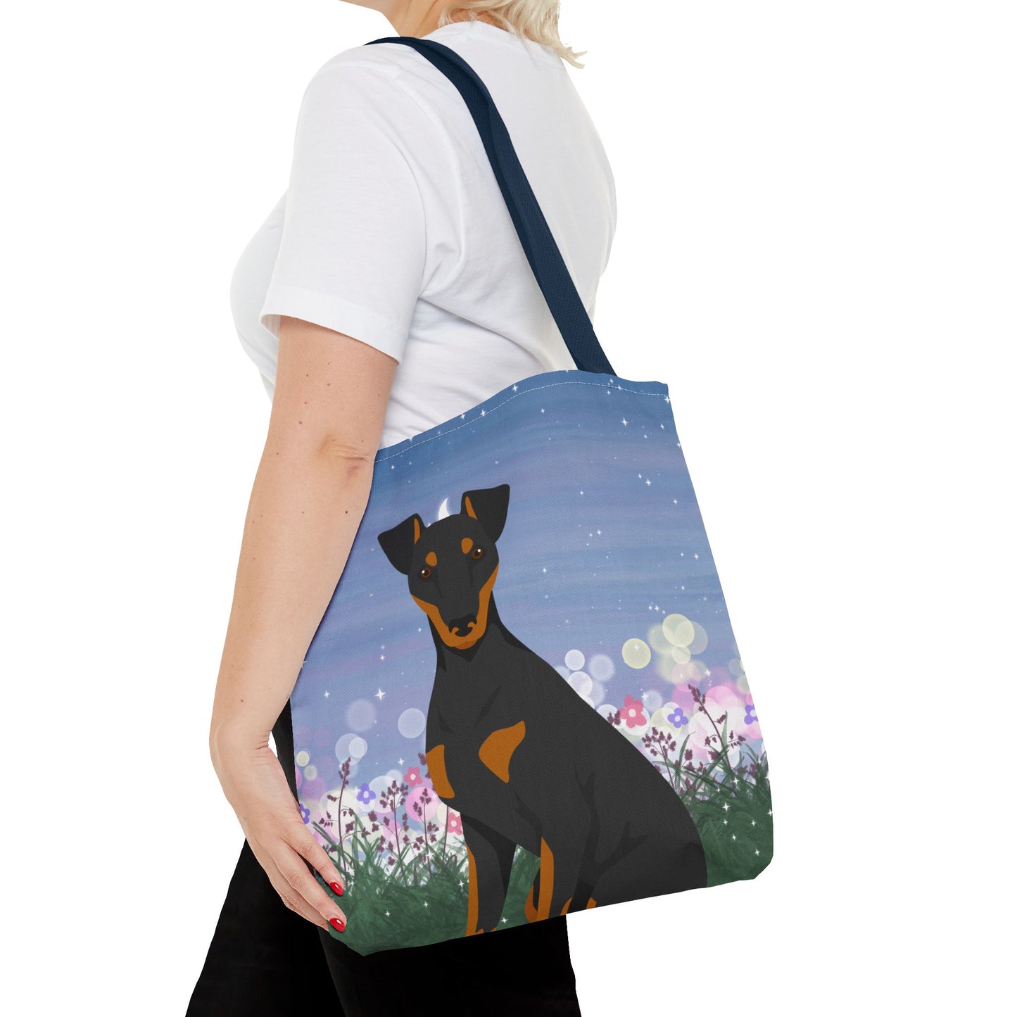 Manchester Terrier Dog Tote Bag 16x16
