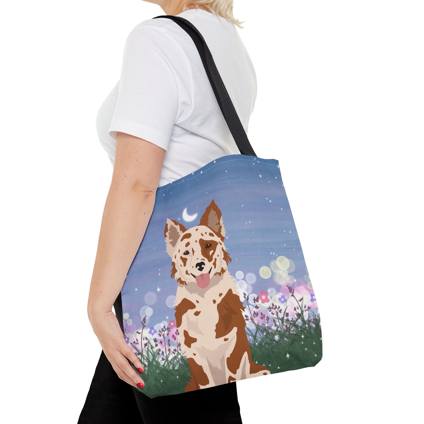 Mudi Dog Tote Bag 16x16
