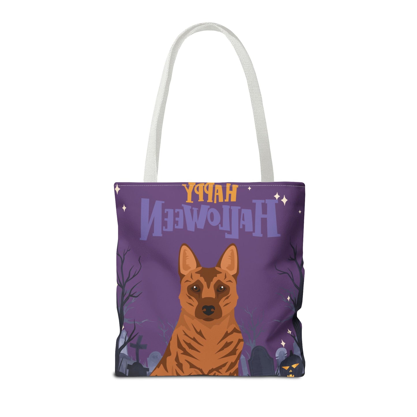 Kai Ken Dog Happy Halloween Tote Bag 16x16