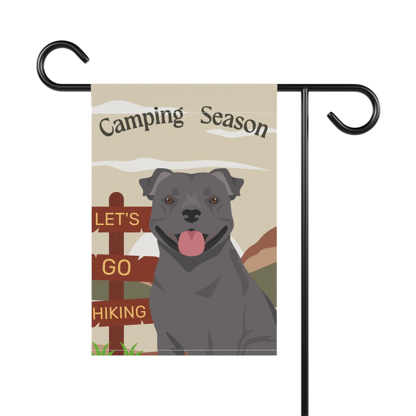 Staffordshire Bull Terrier Dog Camping Garden Flag