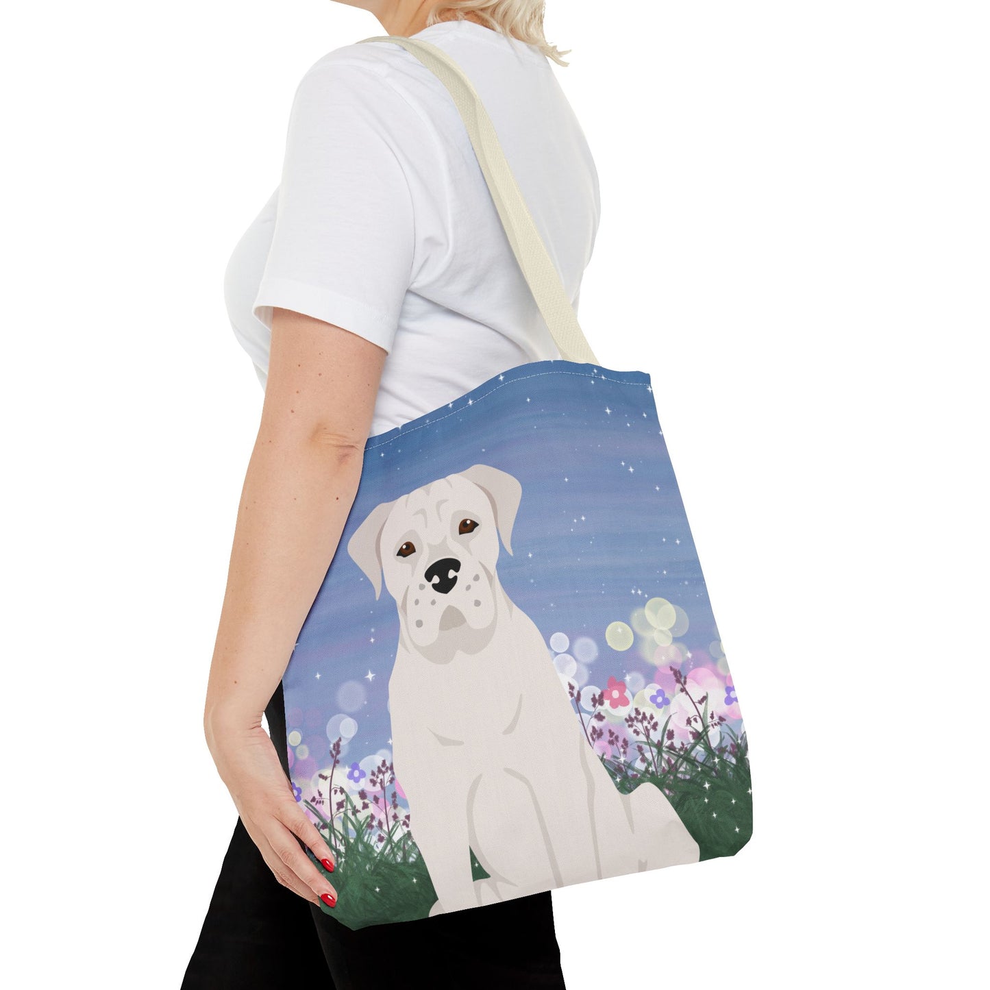 Dogo Argentino Dog Tote Bag 16x16