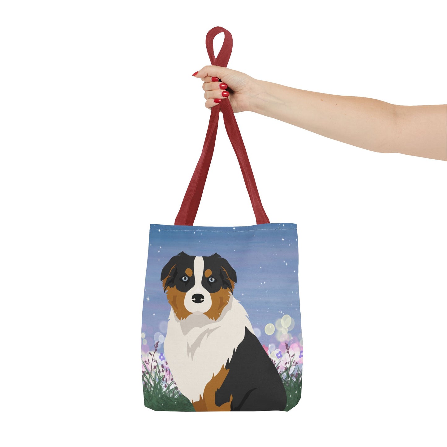 Australian Shepherd Dog Tote Bag 13x13