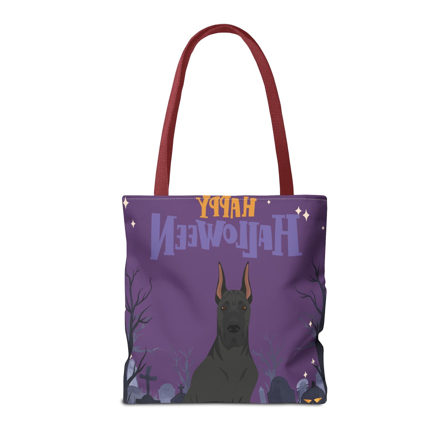 Great Dane Dog Happy Halloween Tote Bag 16x16