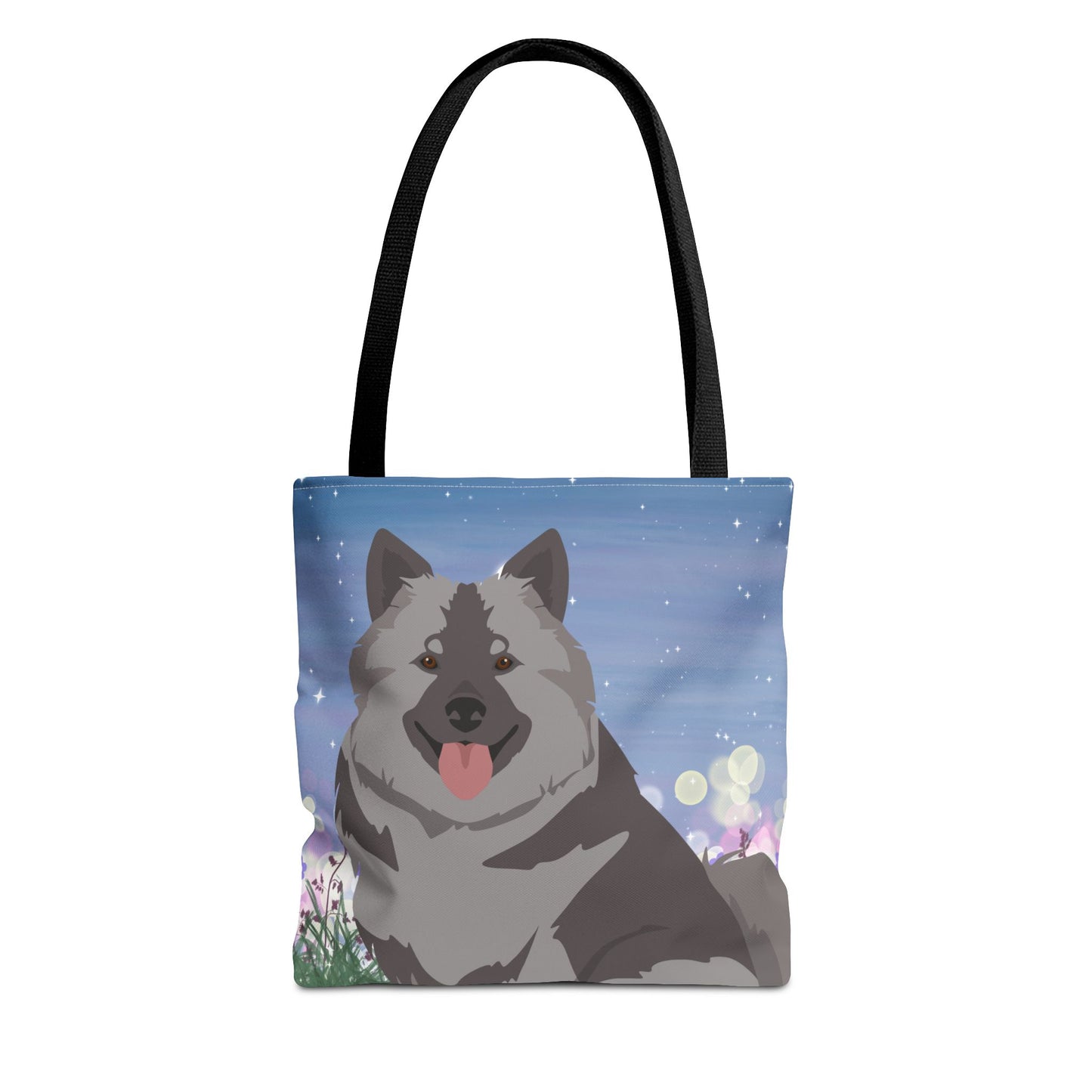 keeshond Dog Tote Bag 13x13