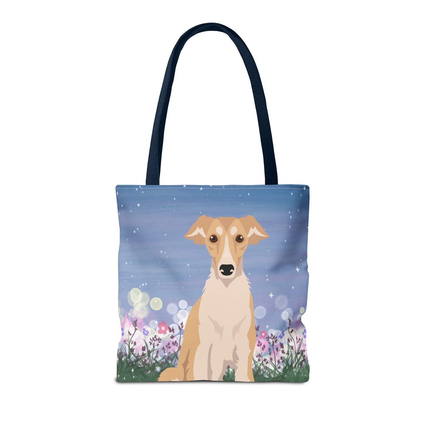 Silken Windhound Dog Tote Bag 16x16