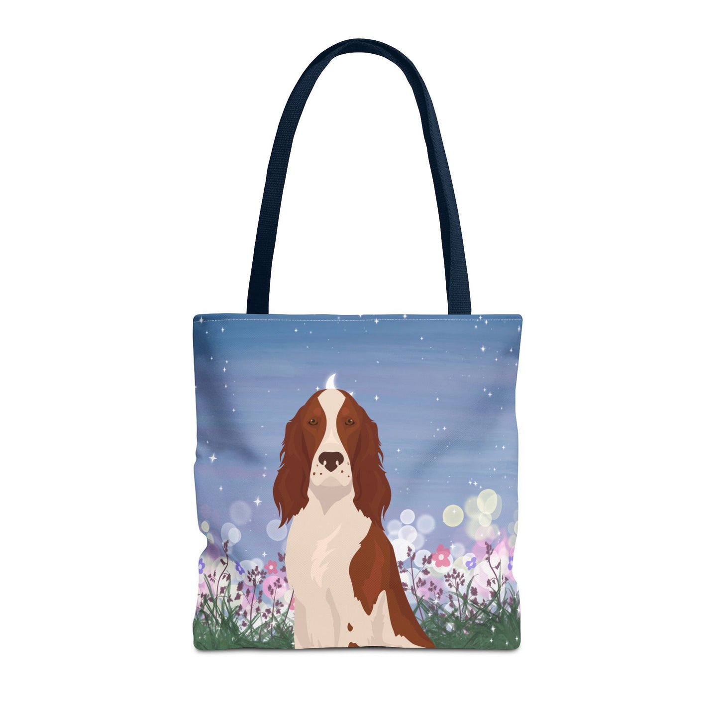 Irish R&W Setter Dog Tote Bag 16x16