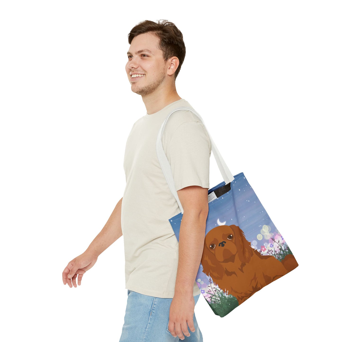 English Toy Spaniel Dog Tote Bag 16x16