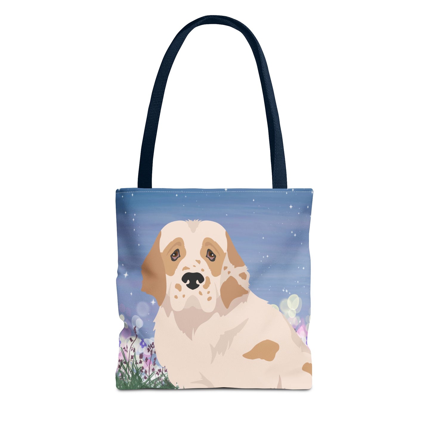 Clumber Spaniel Dog Tote Bag 13x13