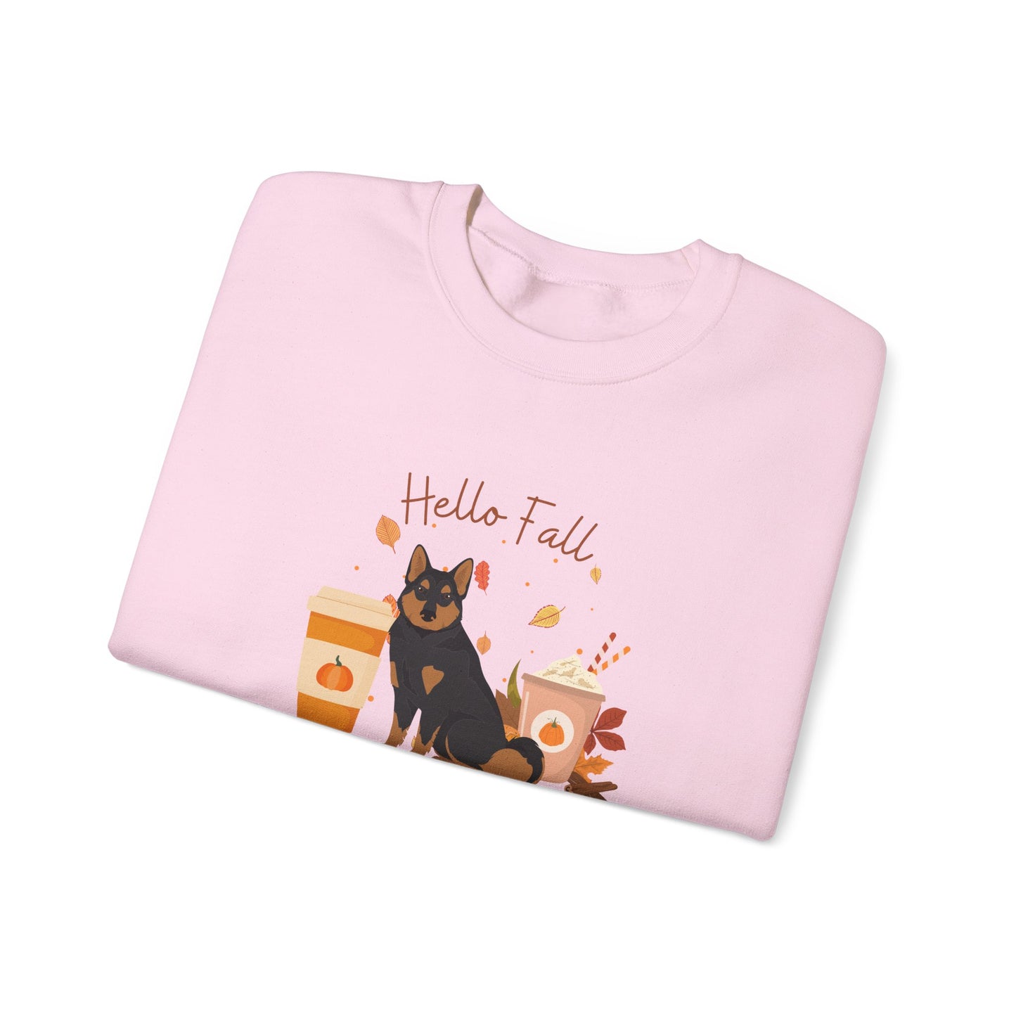 East Siberian Laika Dog Fall Unisex Heavy Blend Crewneck Sweatshirt