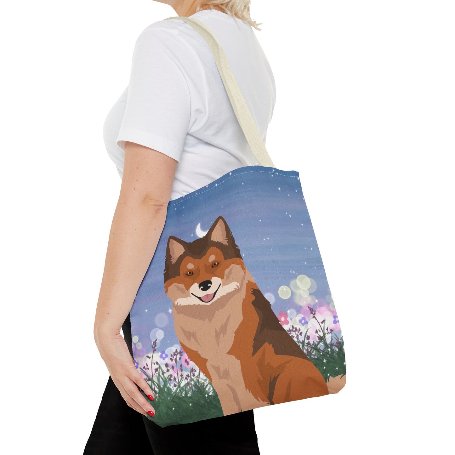 Nenets Herding Laika Dog Tote Bag 16x16