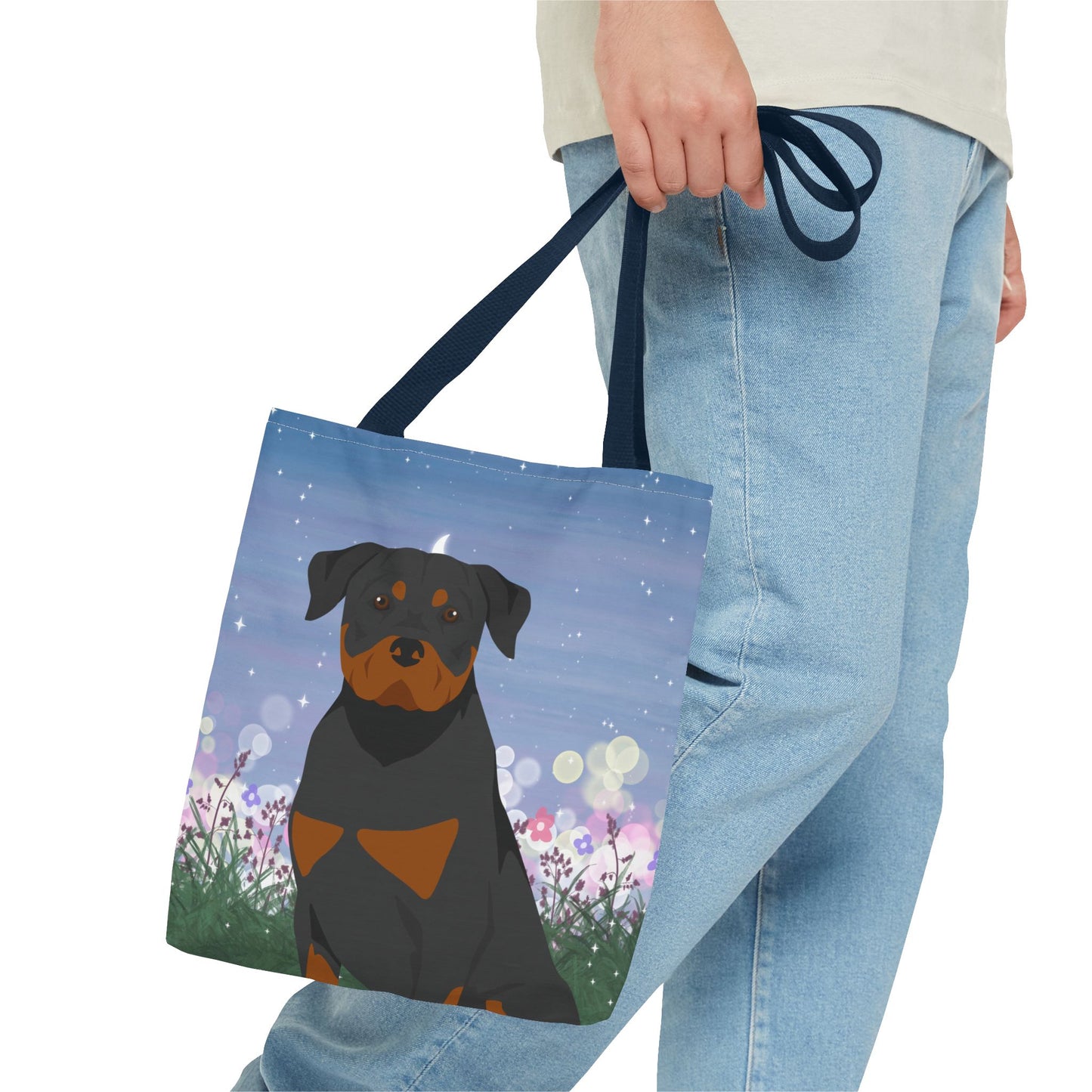 Rottweiler Dog Tote Bag 13x13