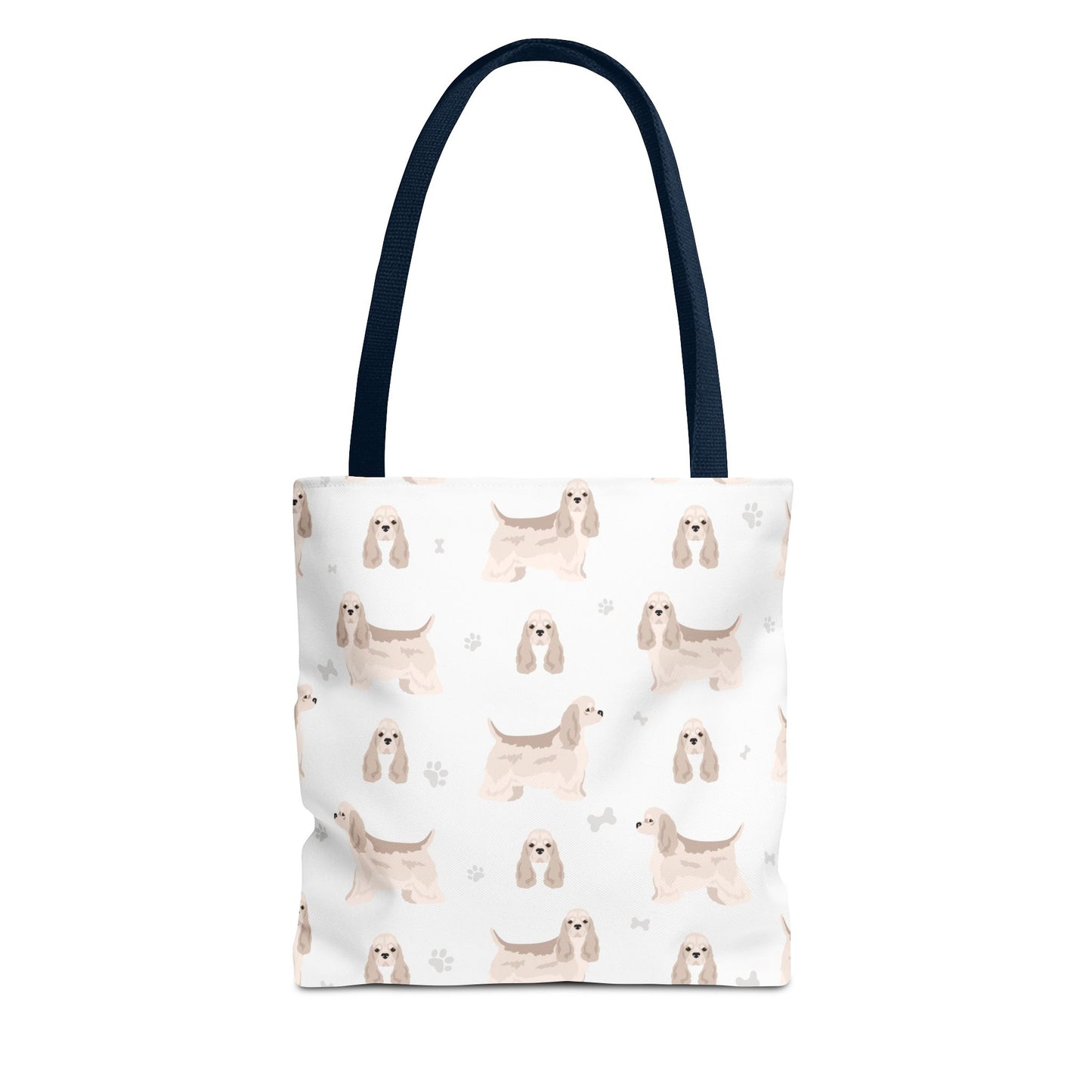 American Cocker Spaniel Dog Tote Bag, Cocker Spaniel Dog Mom Gift