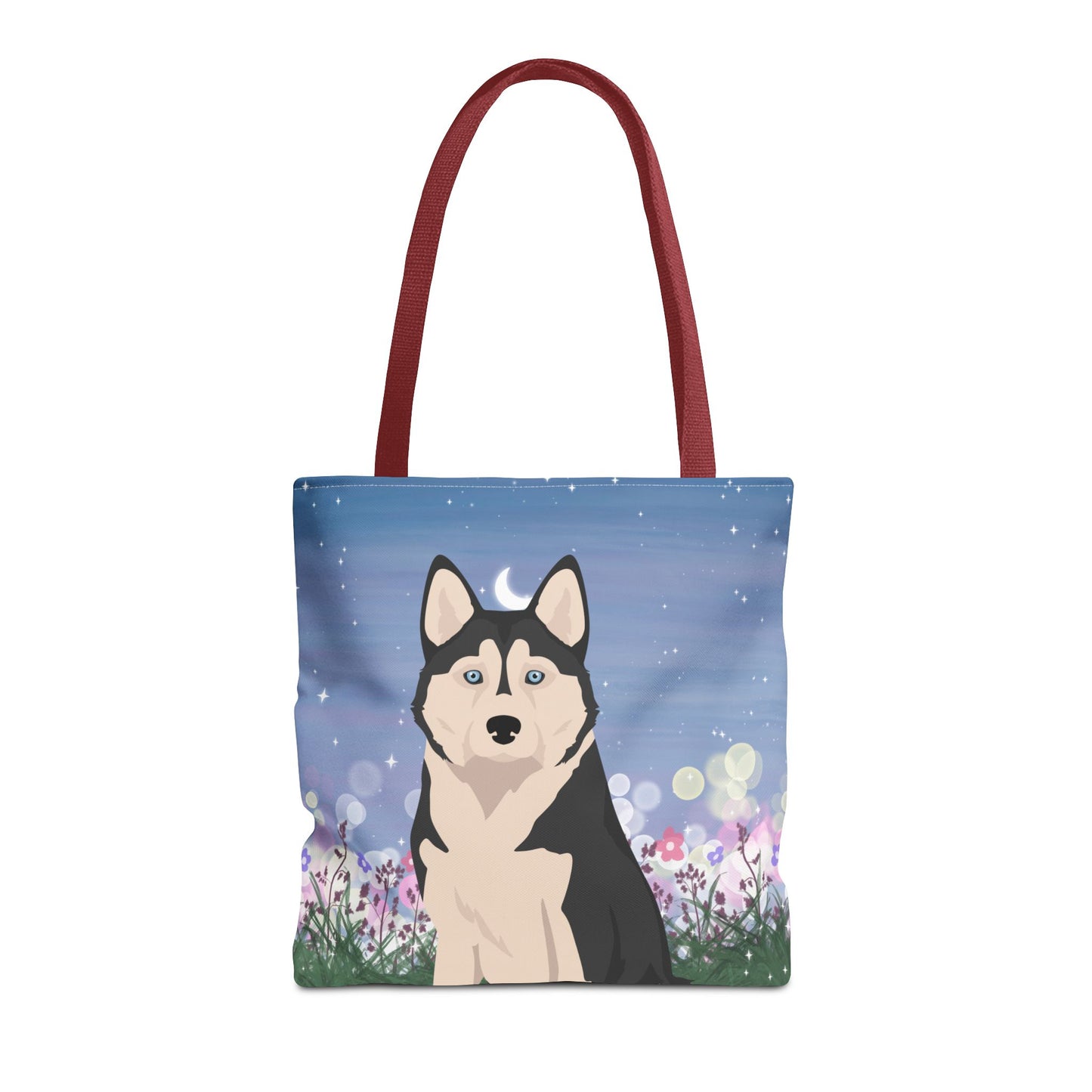 Alaskan Husky Dog Tote Bag 16x16