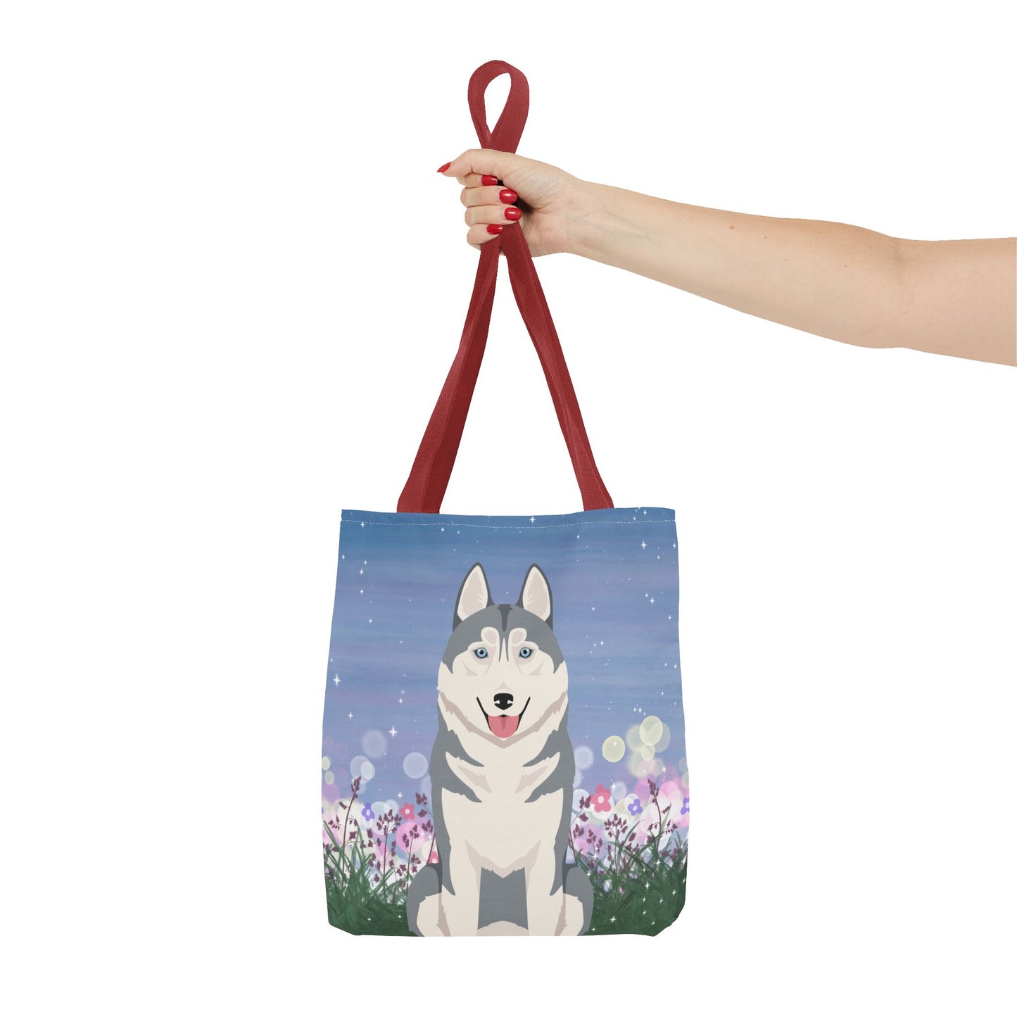 Siberian Husky Dog Tote Bag 13x13
