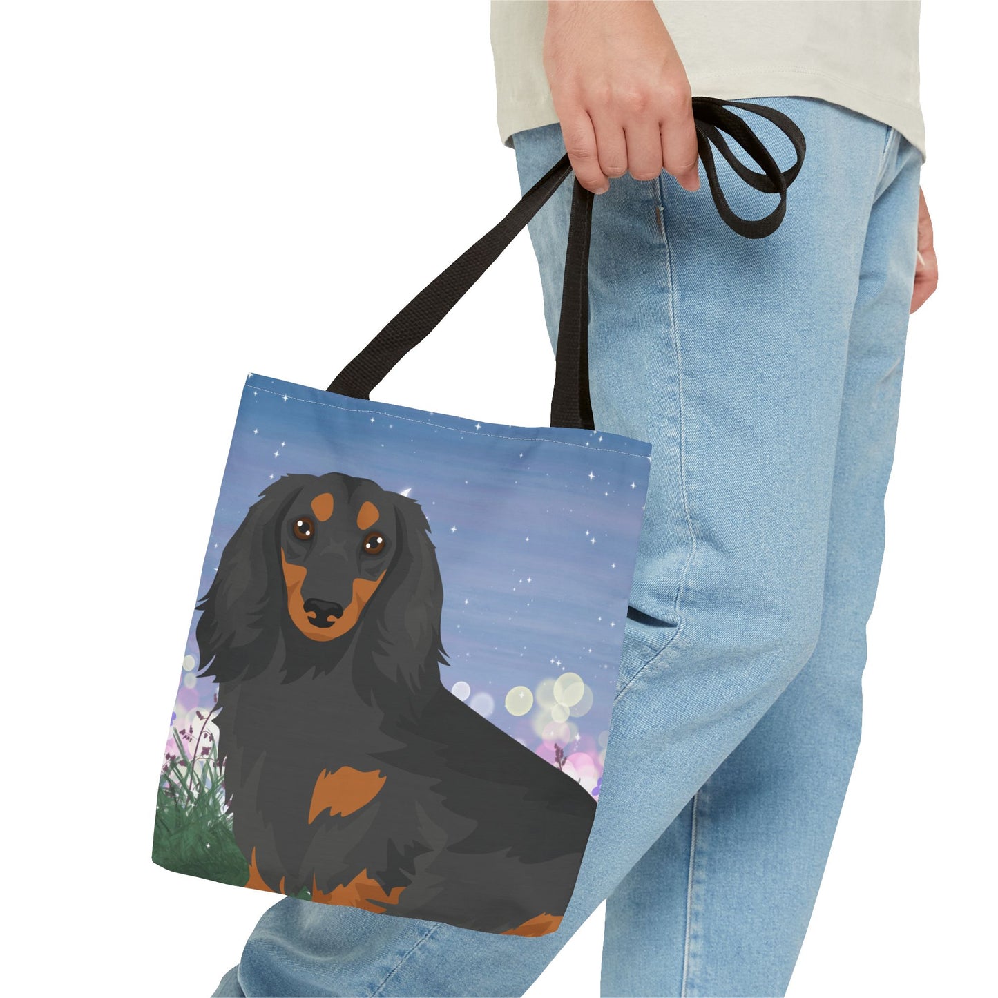 Dachshund Dog Tote Bag 13x13